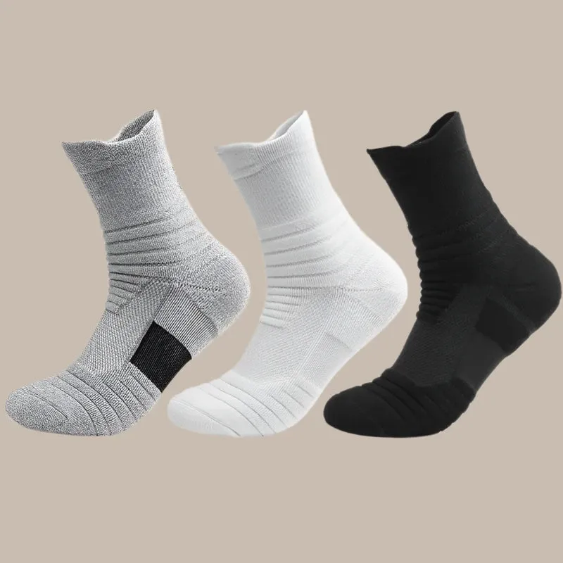 3 Pairs Anti-Slip Sports Socks for Men and Women