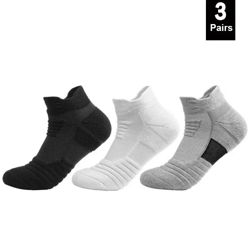 3 Pairs Anti-Slip Sports Socks for Men and Women