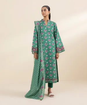 3 Piece - Embroidered Lawn Suit-0U3Pdy24V429