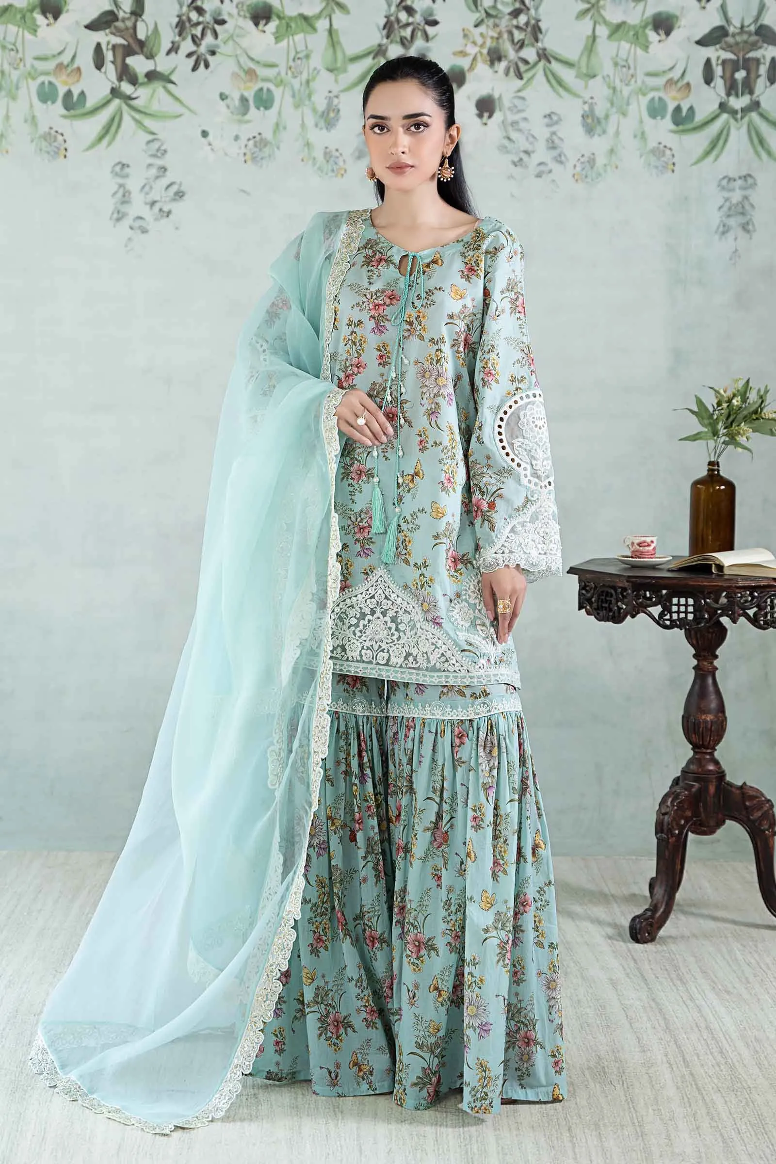 3 Piece Printed Lawn Suit | DW-EA24-35