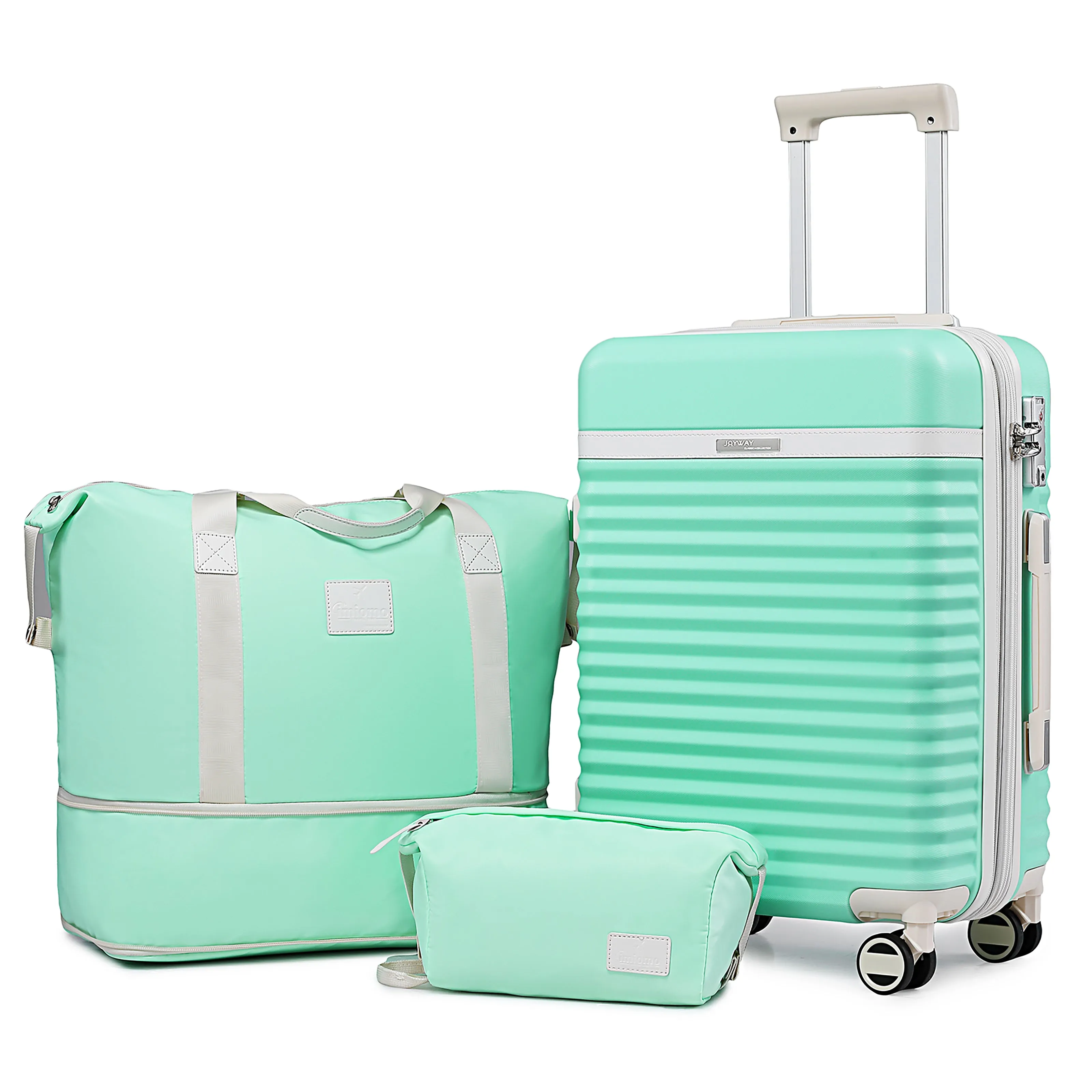 3 Pieces Set 20inch Expandable Carry-on Luggage TR010