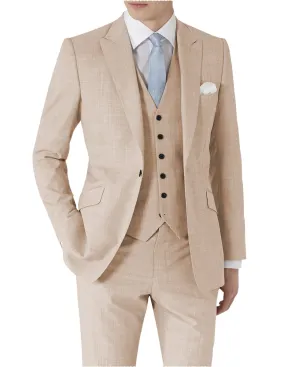 3 Pieces Single Buttons Peak Lapel Men Suit（Blazer Vest Pants）