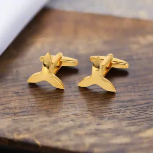 3 Pin Star Cufflinks Gold (Online Exclusive)