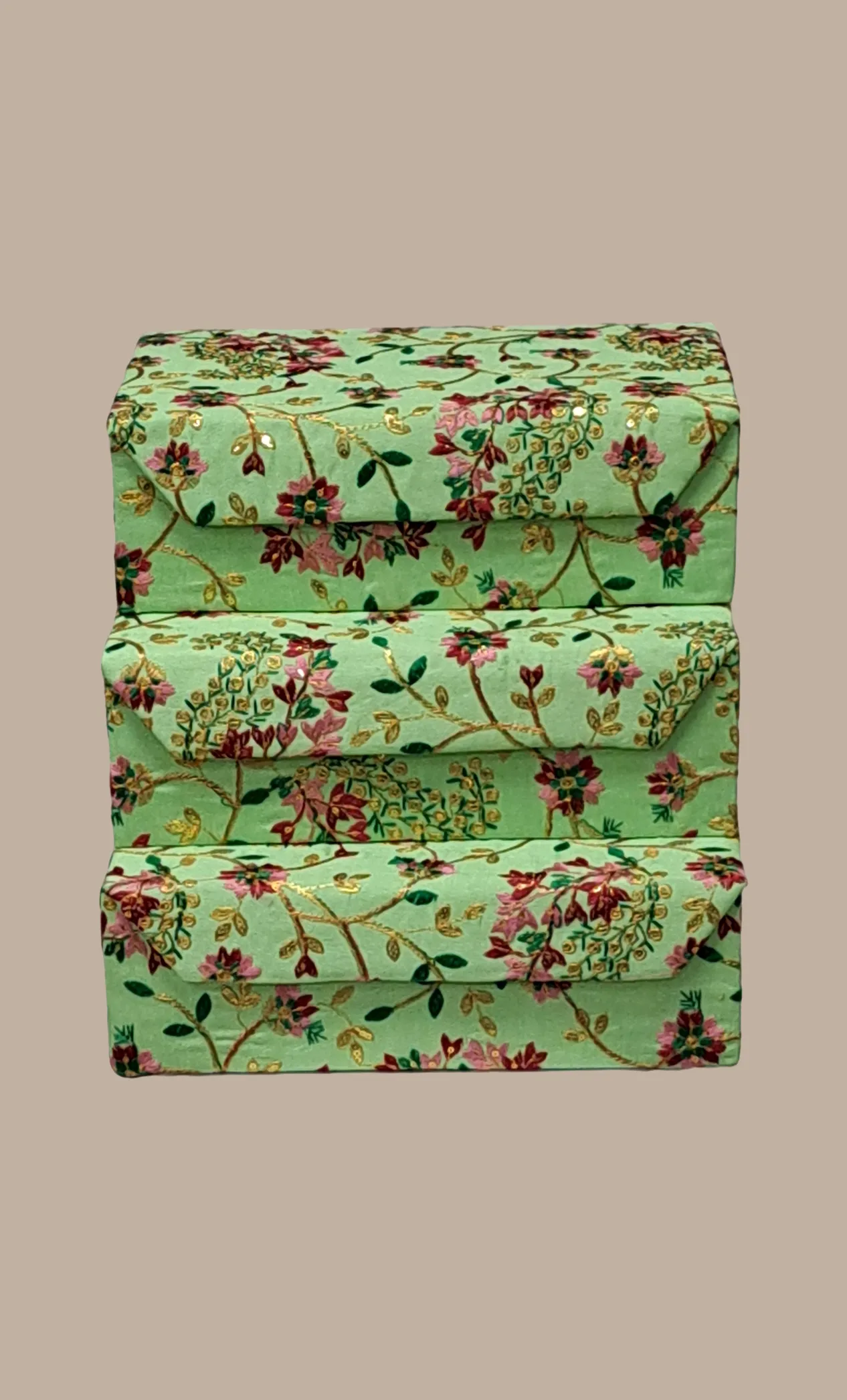 3 Roll Mint Green Bangle Box