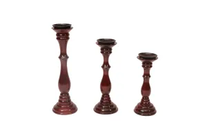 3 Set Intricate Art Candle Holder