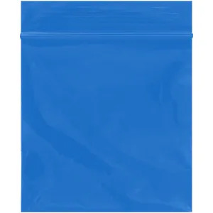 3 x 3" - 2 Mil Blue Reclosable Poly Bags