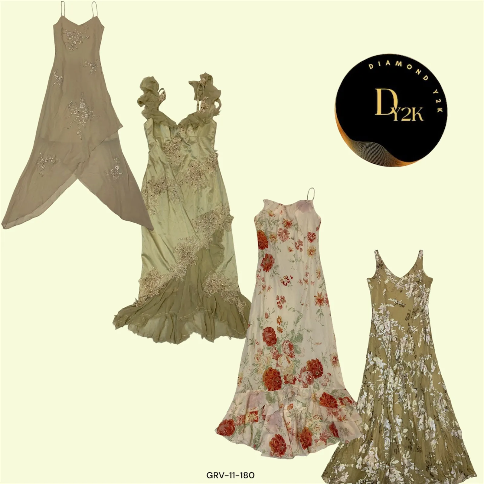 £3 Y2K Vintage Dresses – 300-Piece Mega Pack