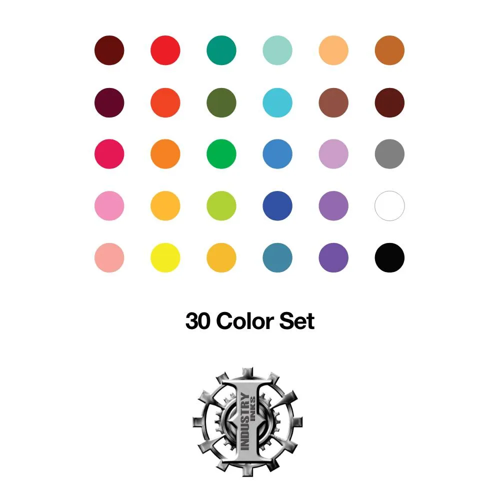 30 Color Set — Industry Inks — Pick Size