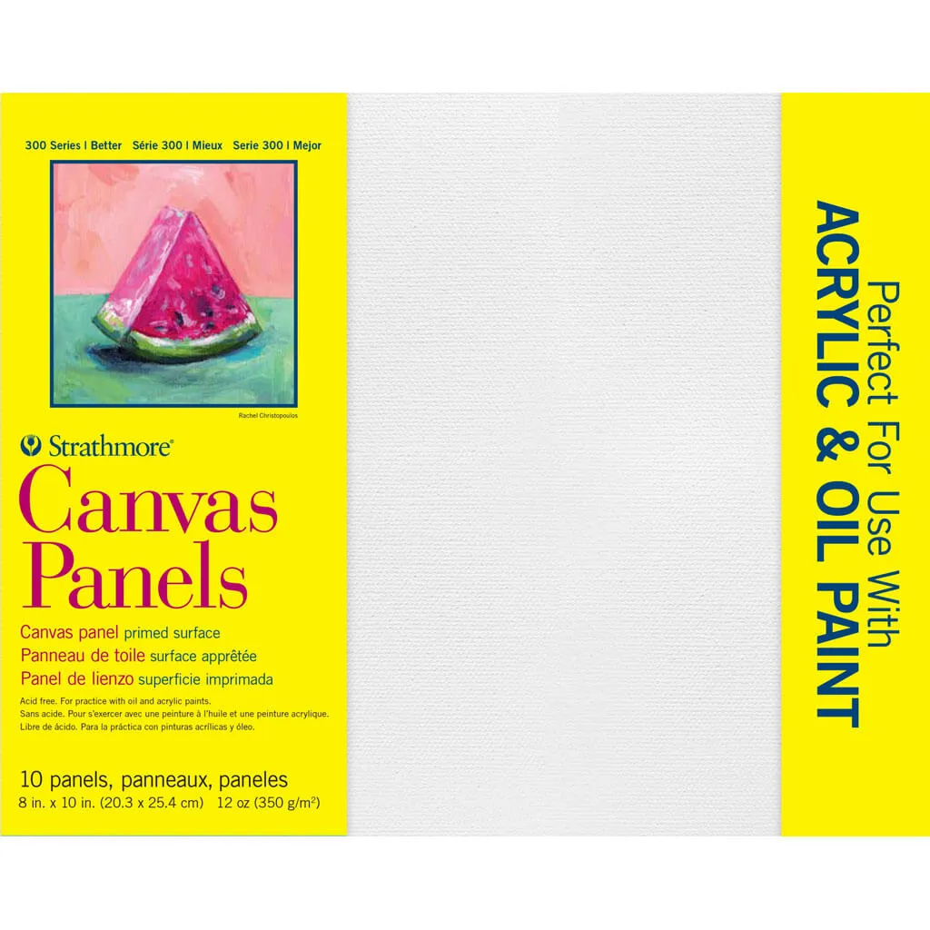 300 Series Canvas Panels 8in x 10in 10/Pkg