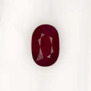 3.01ct GIA CERTIFIED RUBY MINOR HEAT OVAL CUSHION SHAPE CUT NATURAL LOOSE 3ct