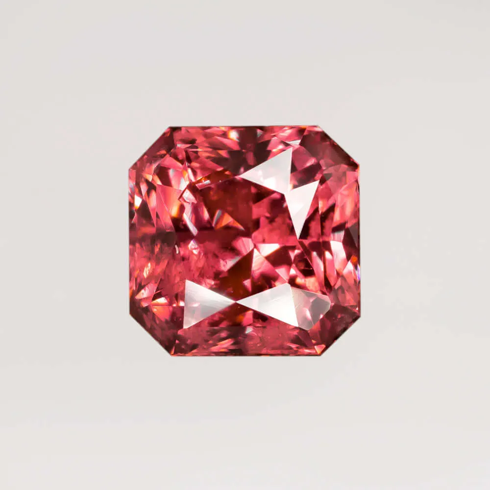 3.09ct GIA CERTIFIED NO HEAT RED SPINEL SQUARE RADIANT IDEAL CUT NATURAL 3 CARAT