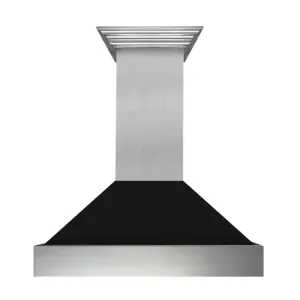 30" Snow Finish Range Hood with Black Matte Shell (8654BLM-30)