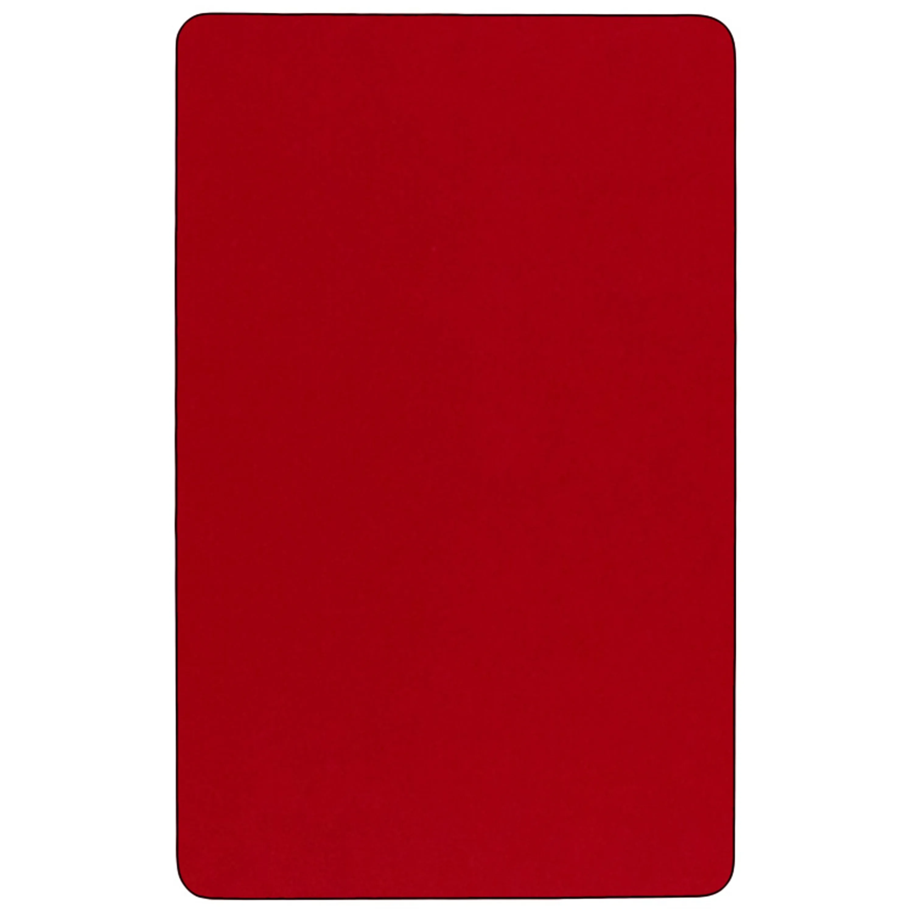 30x72 REC Red Activity Table XU-A3072-REC-RED-T-A-CAS-GG