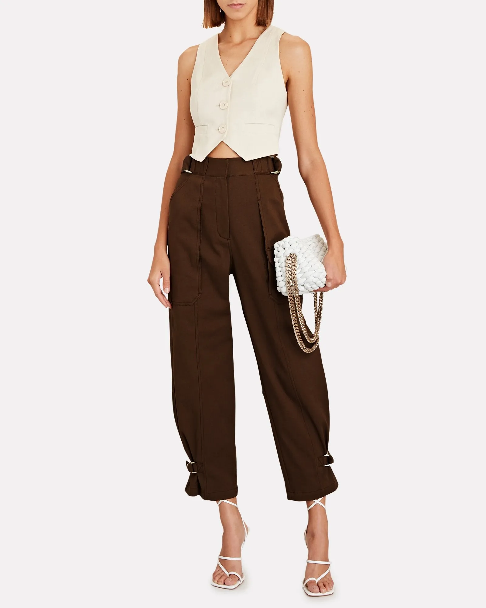 3.1 Phillip Lim Straight-Leg Twill Utility Pants