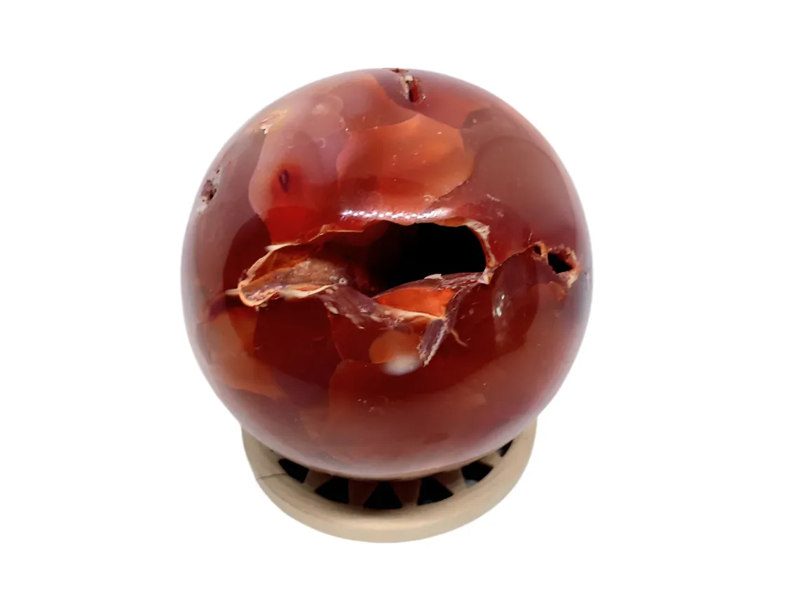 311G Carnelian Crystal Sphere