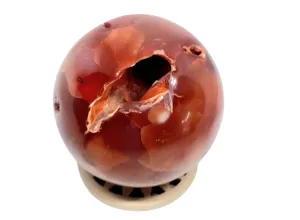 311G Carnelian Crystal Sphere