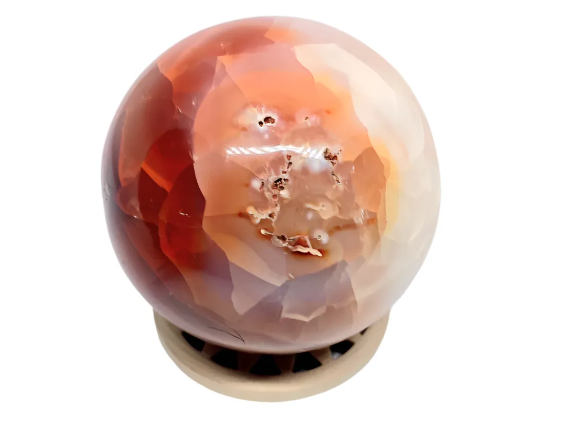 311G Carnelian Crystal Sphere