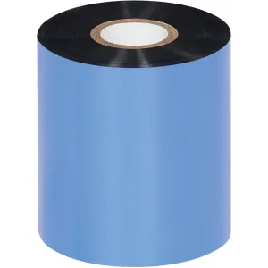 3.14" x 1476' Black Zebra Thermal Transfer Ribbons - Wax