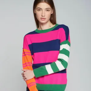 31522 Fabiola Multi Stripes Sweater