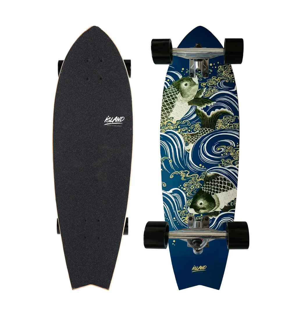 32" CRUISER SKATEBOARDS - CARP FISH