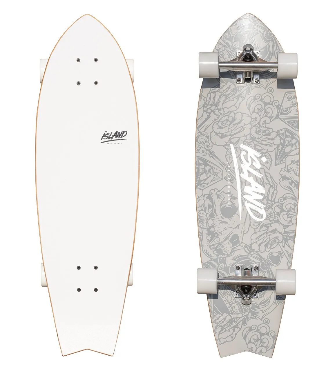 32" FISH TAIL CRUISER - WHITE