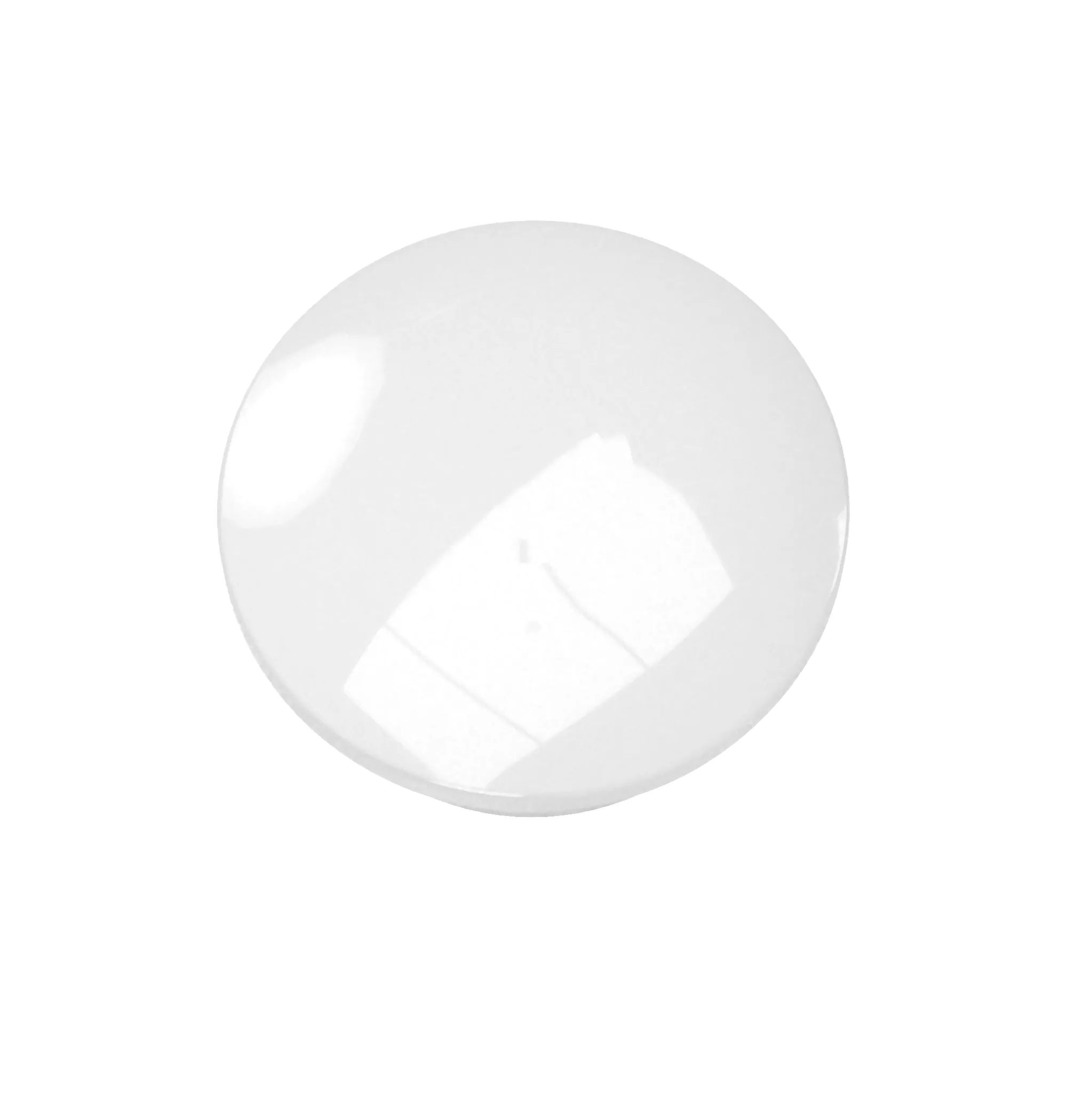 3/4 in. Internal PVC Dome Cap, Furniture Grade - White