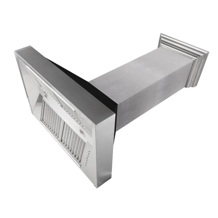 36" Snow Finish Range Hood with Black Matte Shell (8654BLM-36)