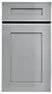 36" Tall Light Gray Shaker Wall Cabinet - Single Door 9", 12", 15", 18", 21"