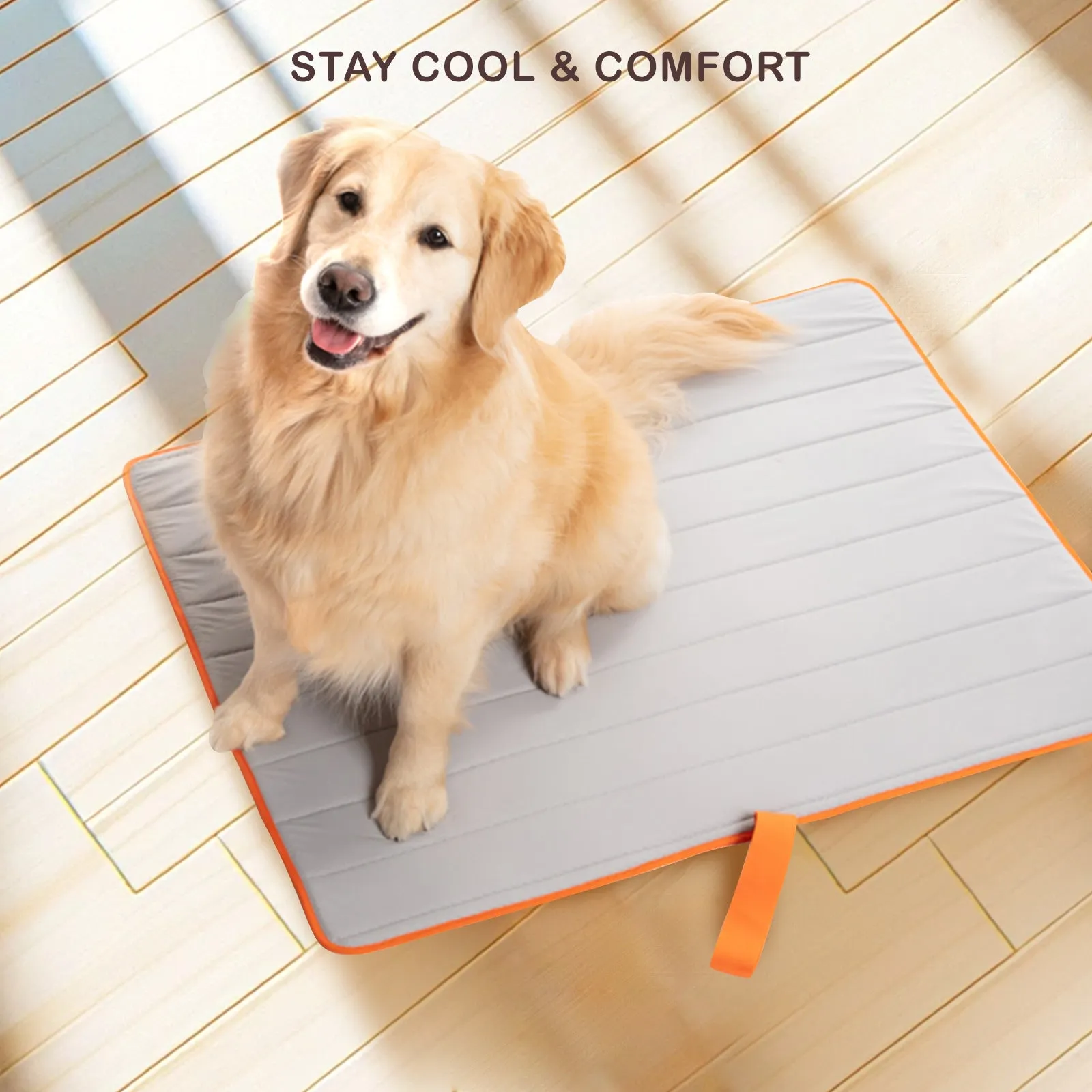 3D Air Mesh Dog Cooling Mat Non-Slip Portable Outdoor - Blue Banhamsisun