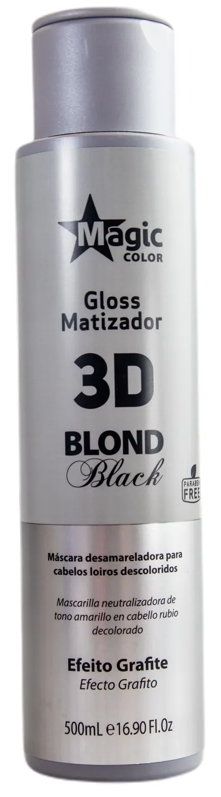 3D Blond Black Treatment Tinting Gloss Mask Graphite Effect 500ml - Magic Color