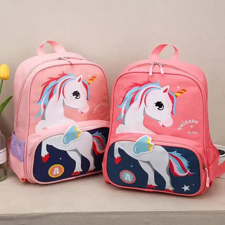 3D Dino & Unicorn Backpack for Kindergarten