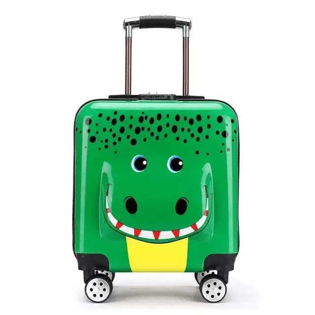 3D Luxury Trolley Suitcase for Kids – High-Quality Rolling Luggage for Young Travelers