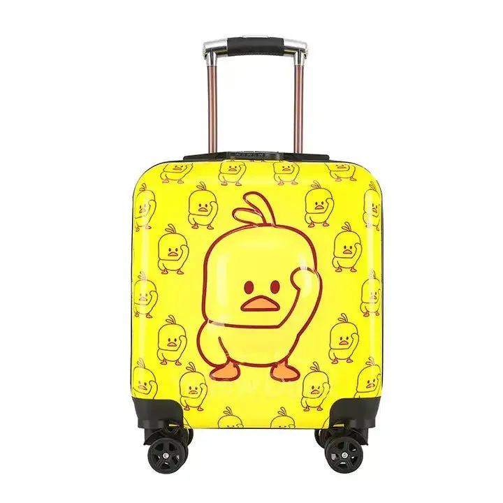 3D Luxury Trolley Suitcase for Kids – High-Quality Rolling Luggage for Young Travelers