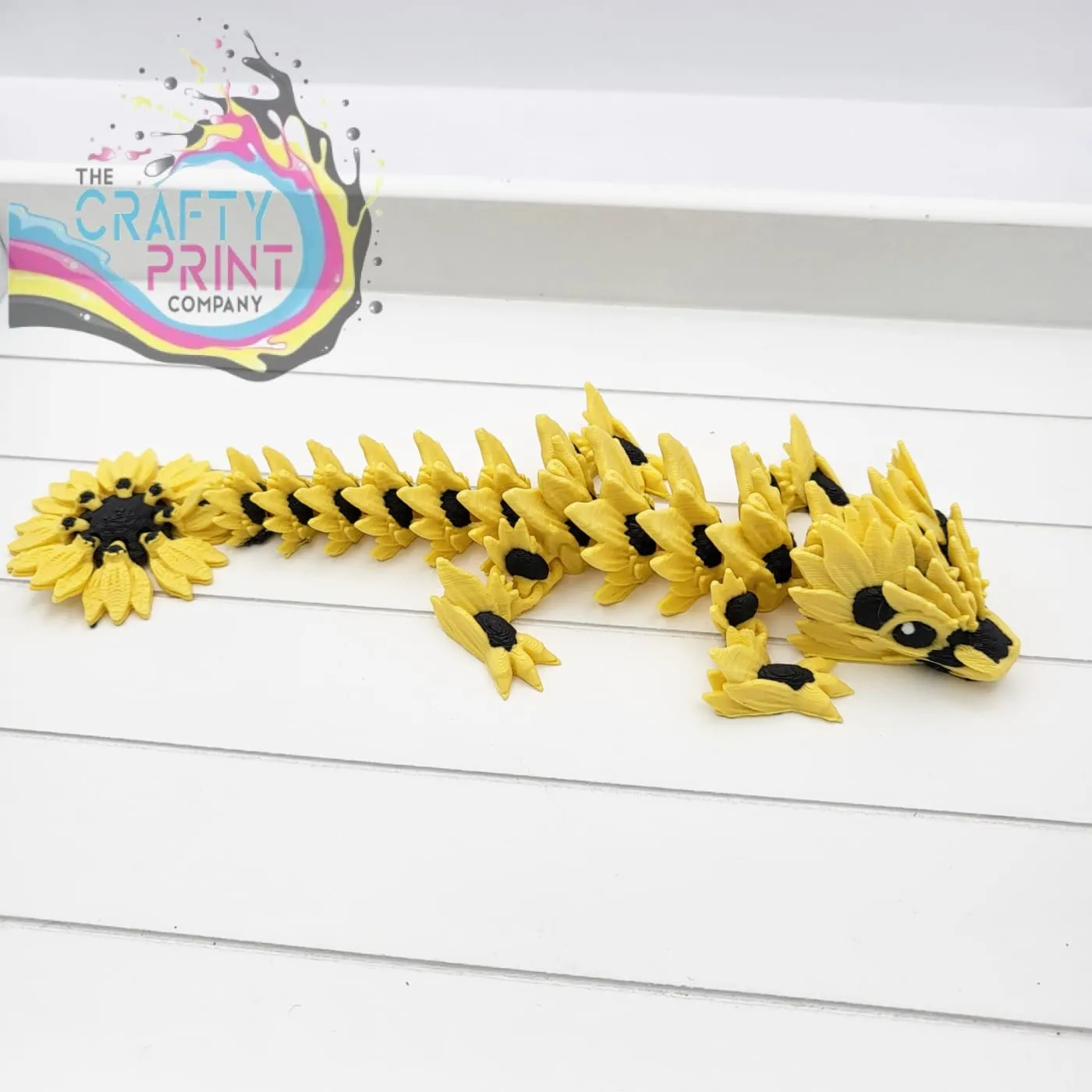 3D Printed Baby Sunflower Dragon in Egg