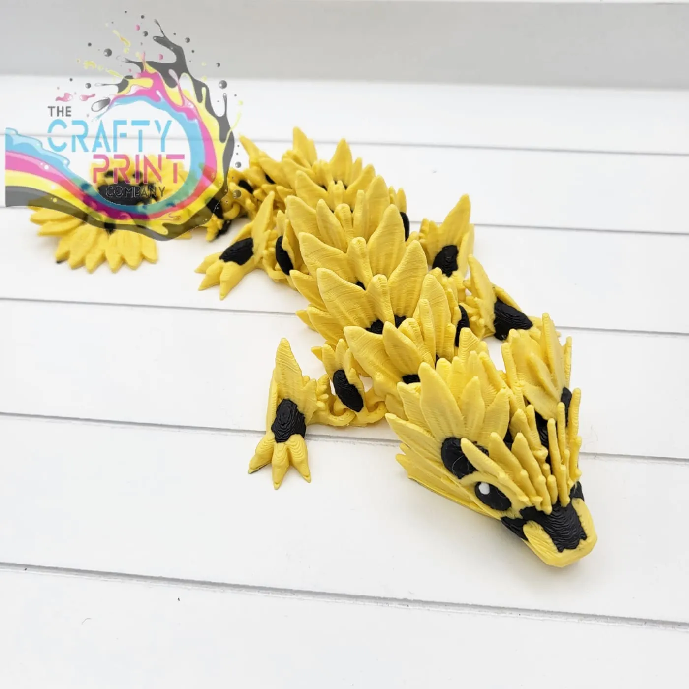 3D Printed Baby Sunflower Dragon in Egg