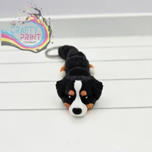 3D Printed Bernese Mountain Dog Articulated Flexi Keyring/Fidget