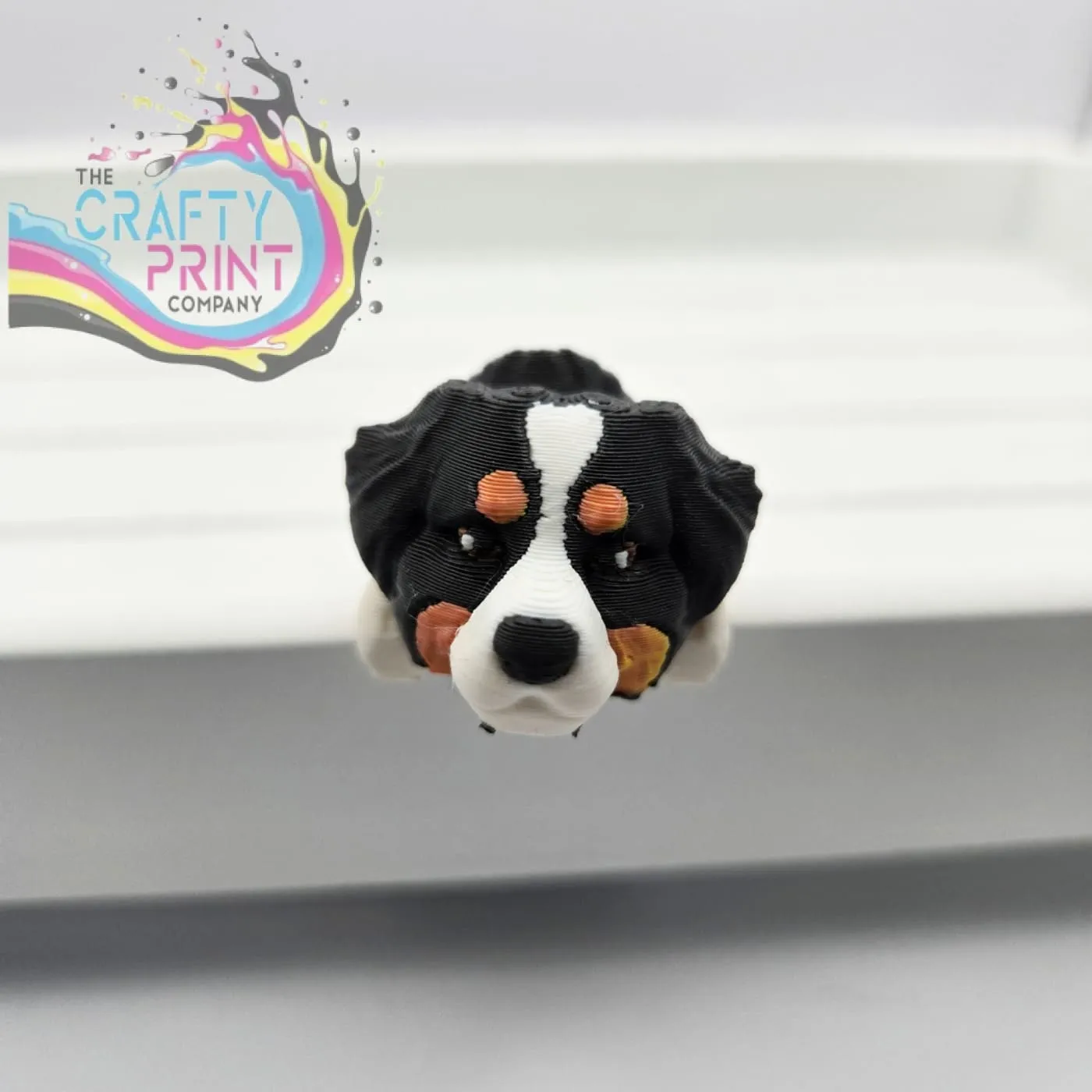 3D Printed Bernese Mountain Dog Articulated Flexi Keyring/Fidget