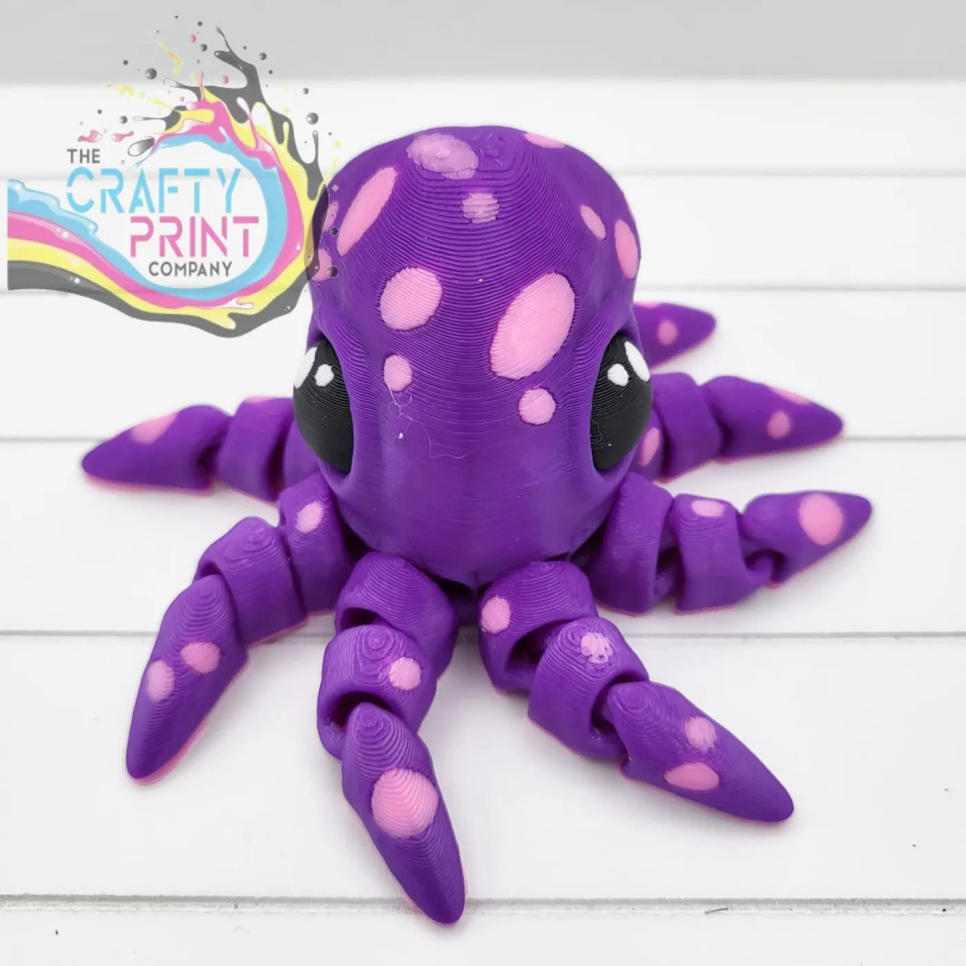 3D Printed Fully Articulated Octopus