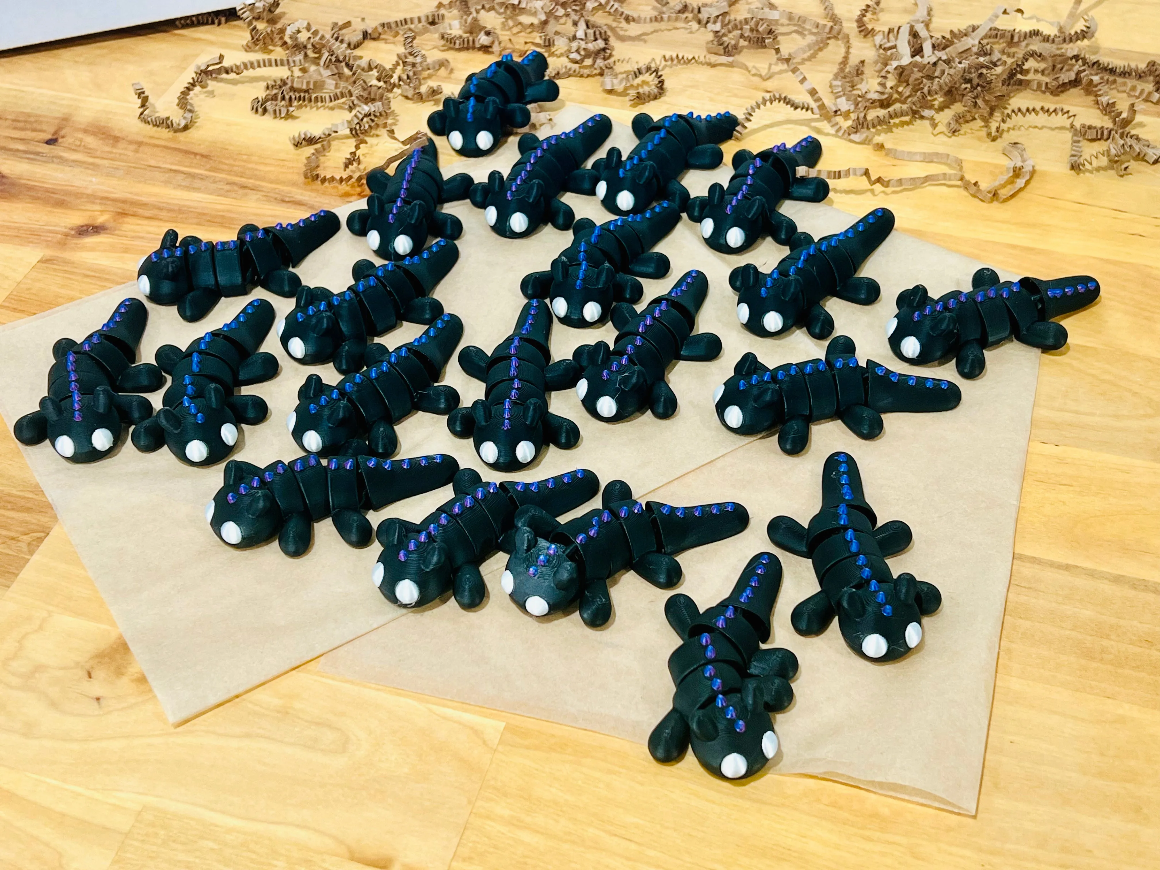 3D Printed Mini Dragons: Pocket-Sized Articulated Magic