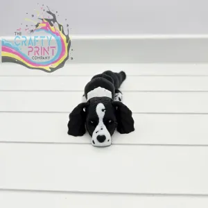 3D Printed Springer Spaniel Articulated Flexi Keyring/Fidget