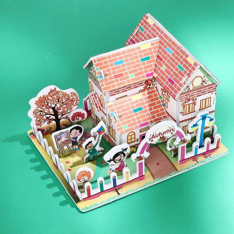 3D Puzzle - Autumn House