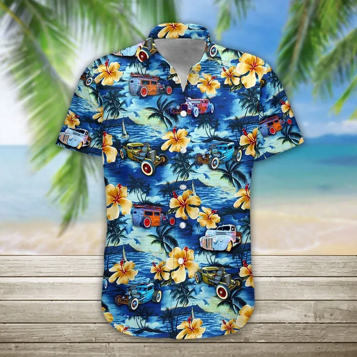 3D Rat Rod Hawaiian Shirt for men and women