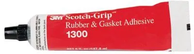 3M 021200-19868 Scotch-Grip Rubber & Gasket Adhesive, 5 oz, Tube, Yellow (1 Tube)