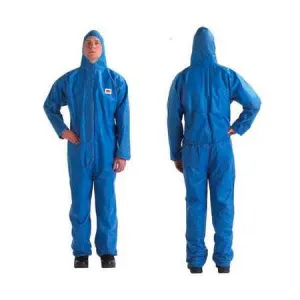 3M Disposable Protective Coverall 4515, M, Blue, Type 5/6