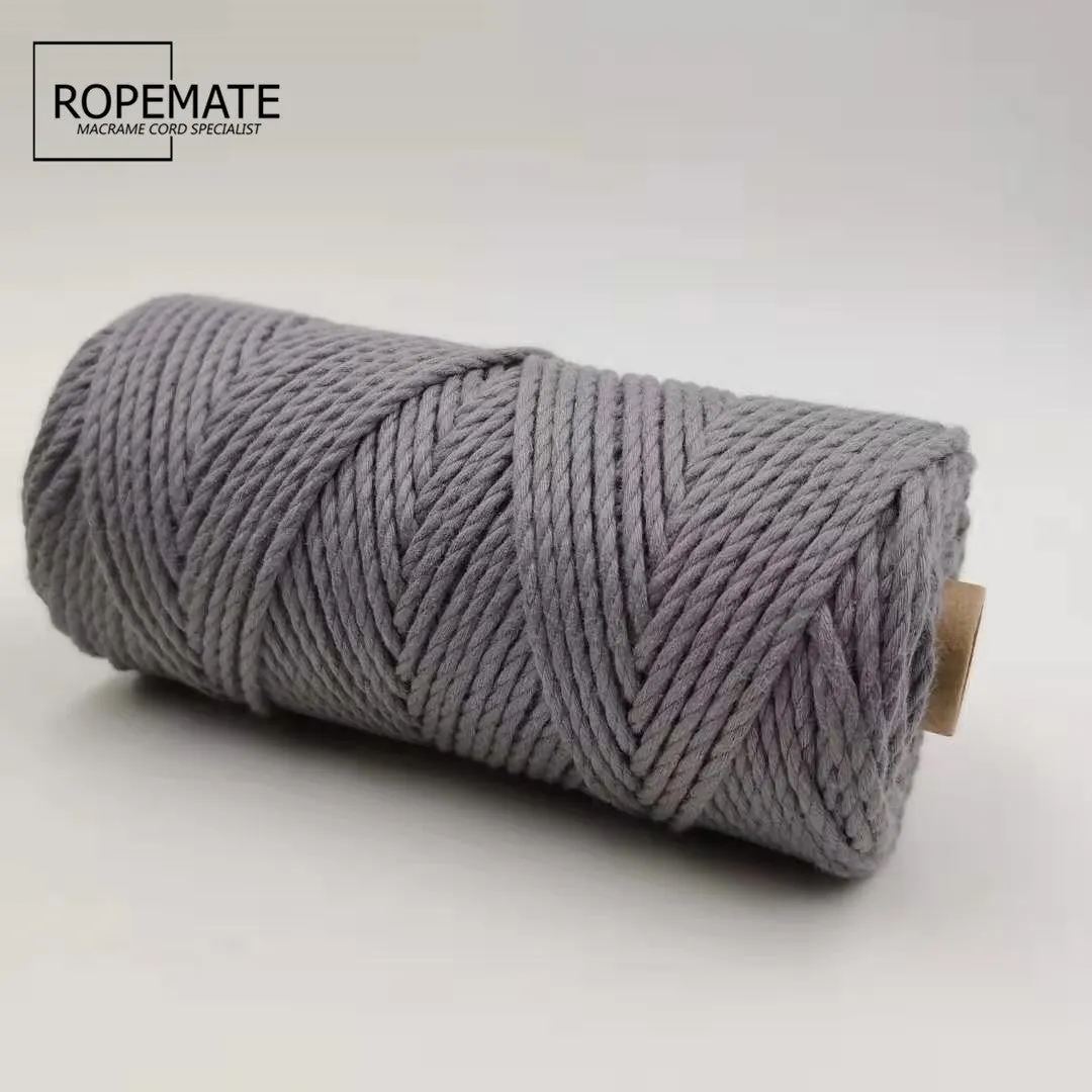 3MM MACRAME ROPE - SLATE GRAY