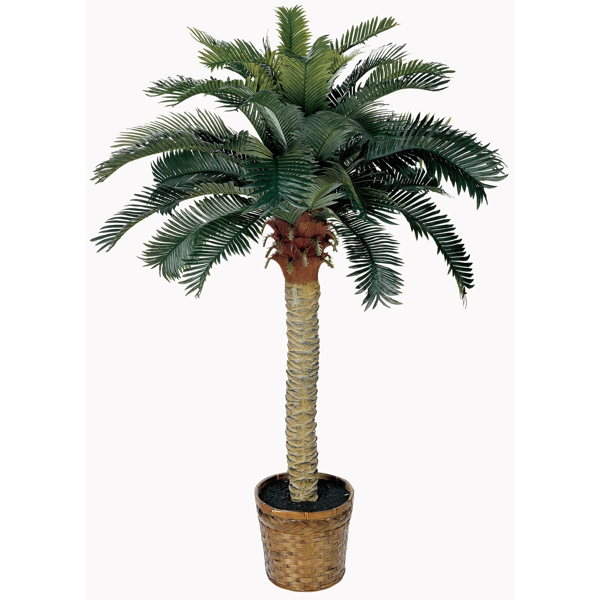 4' Artificial Sago Silk Palm Tree - Low Maintenance, Life-Like & Vibrant Silk Trees For Busy People.