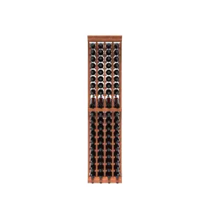 4 Column - 76 Bottle 6.5ft Wine Rack Kit with Display