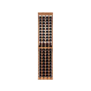 4 Column - 80 Bottle 7ft Wine Rack Kit with Display