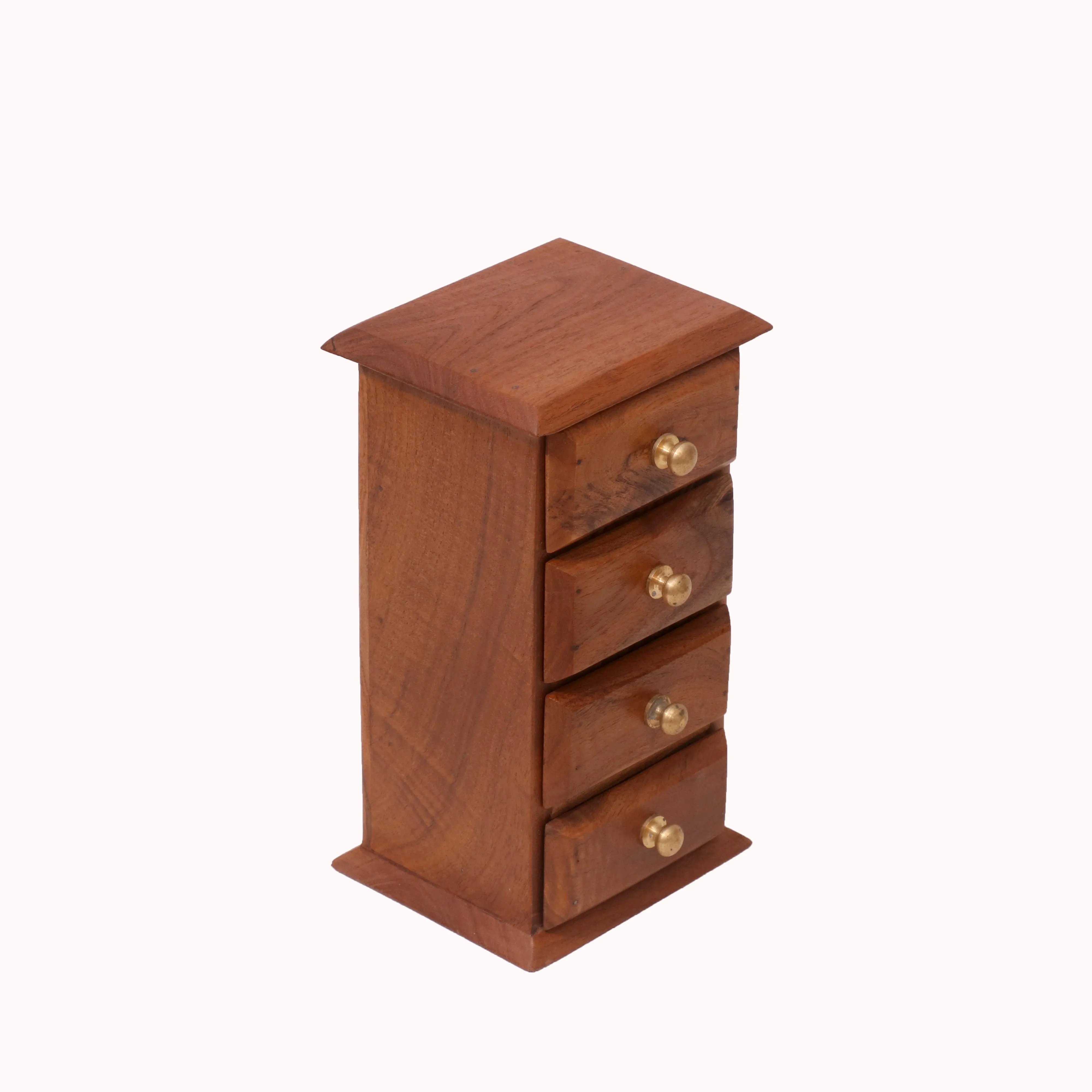 4 Drawer Natural Bureau Premium Desk Organizer