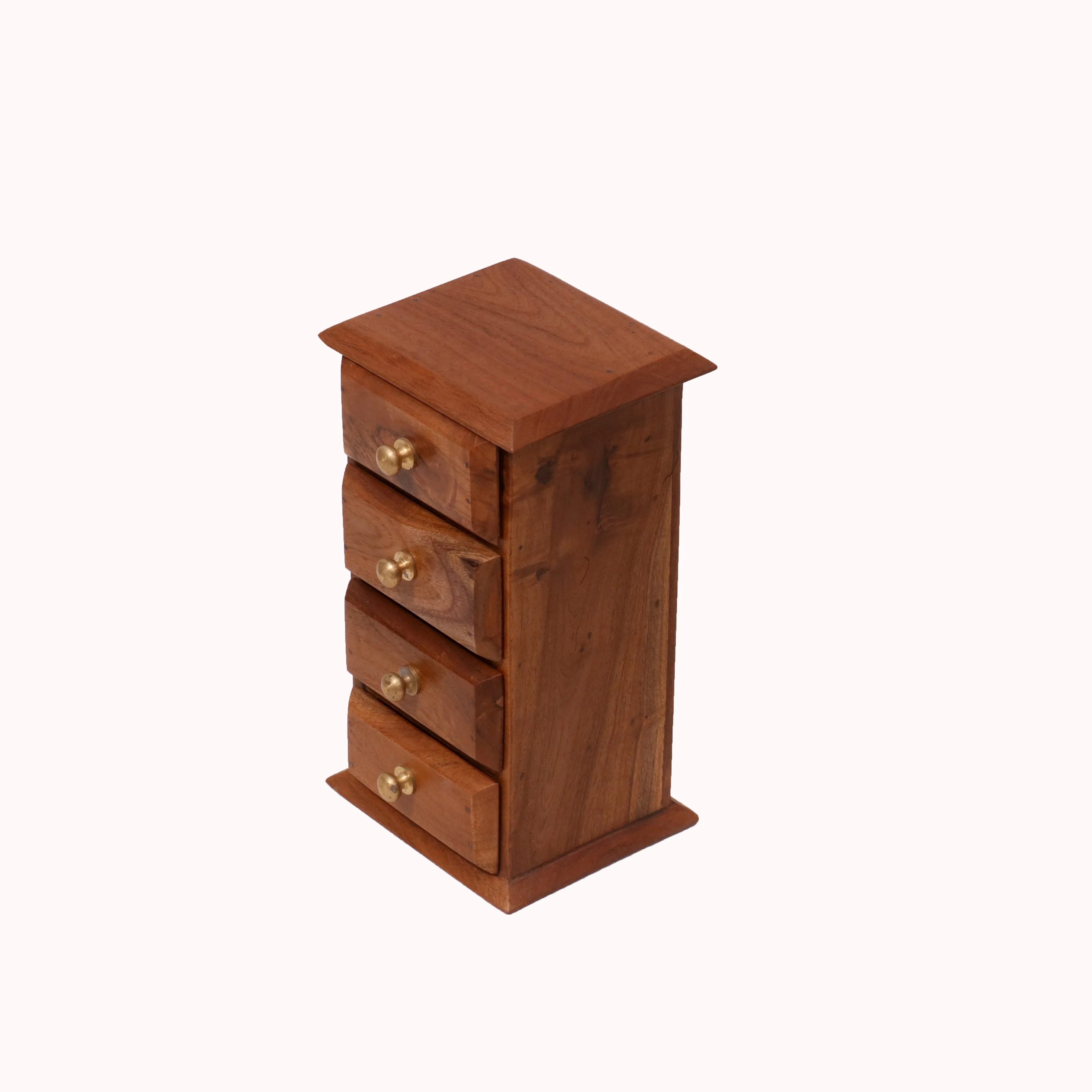 4 Drawer Natural Bureau Premium Desk Organizer